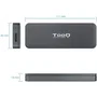 Tooq TQE-2281G Caja Externa para SSD M.2 NGFF Gris